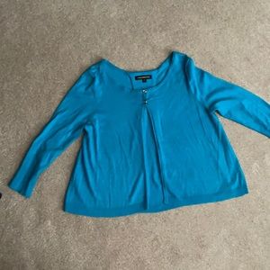 Teal express sweater